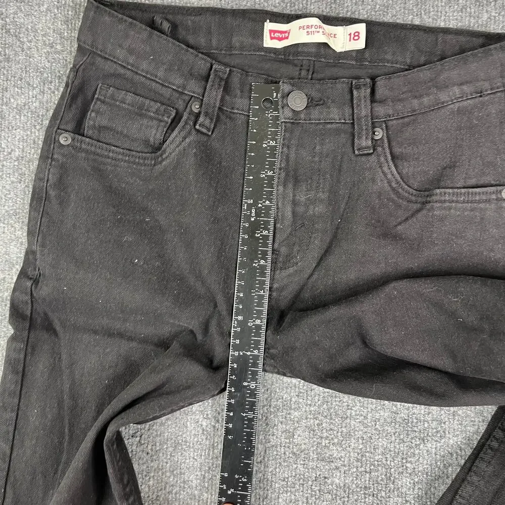 Levis Jeans Mens Size‎ 29x31 Performance 511 Black Slim Straight Stretch Pants